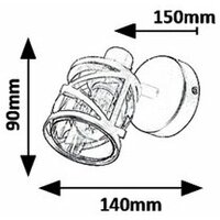 RABALUX Oberon Spot E14 MAX 40W