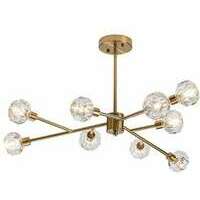 RABALUX Kassia, plafonjera, G9 9X MAX 5W, gold