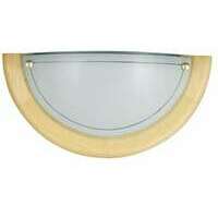 RABALUX Fa Ufo zidna lampa D30 E27 60W drvo opal