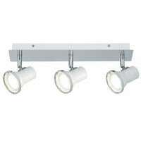 RABALUX Steve spotLEDGU10 3x4,5Ww.bulb,wh / chIP44