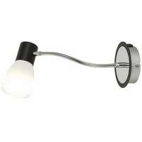 RABALUX Ati zidna lampa E14 max15W crno/hrom