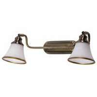 RABALUX Grando zidna lampa E14 2x40W bronza/belo