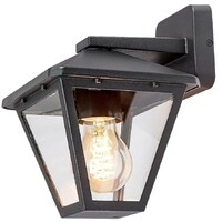 RABALUX Paravento spoljna zidna lampa crna aluminijumska E27 40W 2