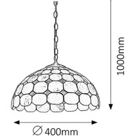 RABALUX Marvel visilica D40 E27 2x60W