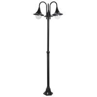 RABALUX Konstanz kandilaber, visina 2,2m 3x100W crno IP44