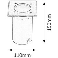RABALUX Tacoma spoljna lampa GU10 50W IP65