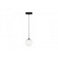 RABALUX LiTrack Pendant02N, šinska visilica kugla LED 5W, 400lm, 4000K, v120cm, p10cm, DC 24V