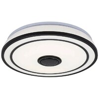 RABALUX Nikolaus, plafonska lampa, crna 24W, 1600lm-2400lm, 3000-6500K IP20