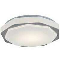 RABALUX Dettora, LED plafonjera sa daljinskim, dimabilna, 18W, 1150lm, CCT 3000-4000-6000K, 37cm, siva / bela