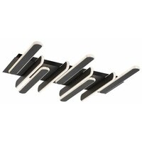 RABALUX Sindri, plafonska crna LED 46W, 2500lm, DIP Switch 3000-4000K, 61x61cm, Design by Rabalux