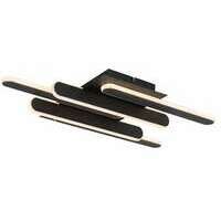 RABALUX Sindri, plafonska crna LED 36W, 1900lm, DIP switch 3000-4000K, 61x36cm, Designed by Rabalux