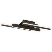 RABALUX Sindri, plafonska crna LED 18W, 950lm, DIP switch 3000-4000K, 61x23cm, Designed by Rabalux