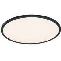 RABALUX Ezio, LED plafonjera dimabilna 36W, 4800lm, 3000K, 54cm, IP20, plastika/crni prsten