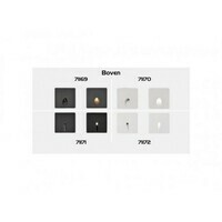 RABALUX Boven zidna lampa LED3W bela IP54