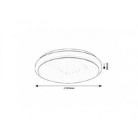 RABALUX Trevor2 plafonjera LED18W D33 5cm