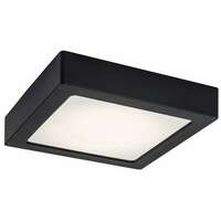 RABALUX Shaun2 plafonjera 15W 4000K crna cetvrtasta