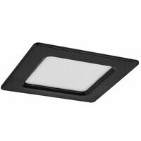 RABALUX Shaun2 plafonjera 3W 4000K crna cetvrtasta