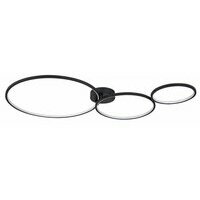 RABALUX Formand, plafonska crna LED 38W, 1100lm, 3000K, 115cm