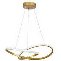 RABALUX Castiel LED visilica zlatna 36W 3000K 56x35cm podesiva