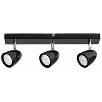 RABALUX Perico plafonjera GU10 3x5W crna