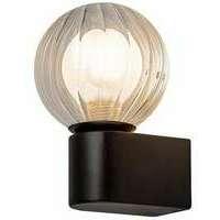 RABALUX Colzar, zidna crna/staklena kugla, 1xG9 (bez sijalice)