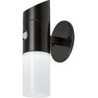 RABALUX Lutto, solarna zidna RGB sa senzorom, crna plastika, LED 1W, 65lm/90lm, 6500K