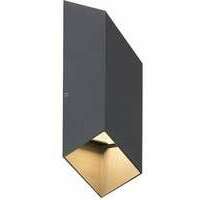 RABALUX Tilburg, LED spoljna zidna, aluminium crna, 10W, 350lm/1150lm, 3000K