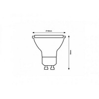 RABALUX LED sijalica GU10, 8W, 700lm, 4000K