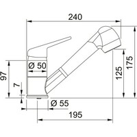 FRANKE-D NOVARA PLUS-D 115.0659.840 CRNA MAT