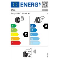 SAVA 215/55R17 98W INTENSA UHP 2
