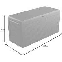 KETER Samoa ratan box 270l  kapucino