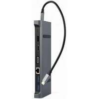 Gembird A-CM-COMBO9-02, USB type-C 9-u-1 adapter