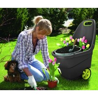 KETER Bastenska kolica 62L Easy go XL crna