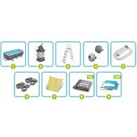 BESTWAY Steel Pro MAX 4.12m x 2.01m x 1.22m Set