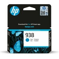 HP 938 Original Ink Cartridge Cyan (4S6X5PE)