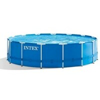 INTEX 4.57M X 1.22M METAL FRAME POOL SET