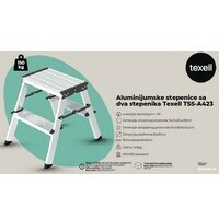 TEXELL Aluminijumske sa dva stepenika TSS-A423