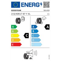 GOODYEAR 215/40R17 87Y EAG F1 ASY 6 XL FP