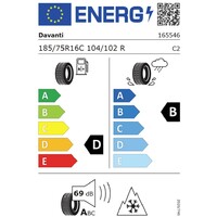 DAVANTI 185/75R16C 102/104R VANTOURA all season