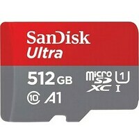 SanDisk SDXC 512GB Ultra Mic.150MB / s A1Class10 UHS-I +Adap SDSQUAC-512G-GN6MA  