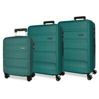 ROLL ROAD FLEX ABS set kofera 3 / 1 sa 4 tockica emerald