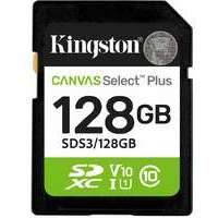KINGSTON SD 128GB Kingston Canvas SelectPlus gen 3