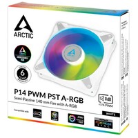 ARCTIC P14 PWM PST A-RGB ACFAN00276A 140mm White