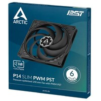 ARCTIC P14 SLIM PWM PST ACFAN00268A 140mm Black