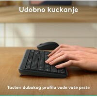 LOGITECH MK250 Graphite US 920-013519 Bezicna Tastatura + mis