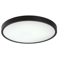 RABALUX Alenzo, LED plafonjera sa daljinskim, dimabilna, 24W, 3000-6000K, 35.5cm, IP44, crna