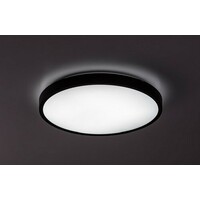 RABALUX Alenzo, LED plafonjera sa daljinskim, dimabilna, 24W, 3000-6000K, 35.5cm, IP44, crna