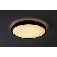 RABALUX Alenzo, LED plafonjera sa daljinskim, dimabilna, 24W, 3000-6000K, 35.5cm, IP44, crna