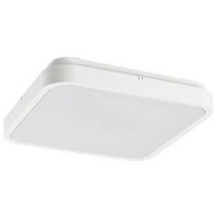 RABALUX Alenzo, LED plafonjera 24W, DIP Switch CCT 3000-6500K, 29x29cm, IP44,bela