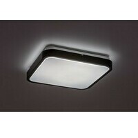 RABALUX Alenzo, LED plafonjera 24W, DIP Switch CCT 3000-600K, 29x29cm, IP44, crna